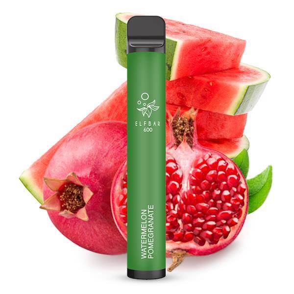 Elfbar E-Shisha - 600 Züge - Kindersicherung - Watermelon Pomegranate