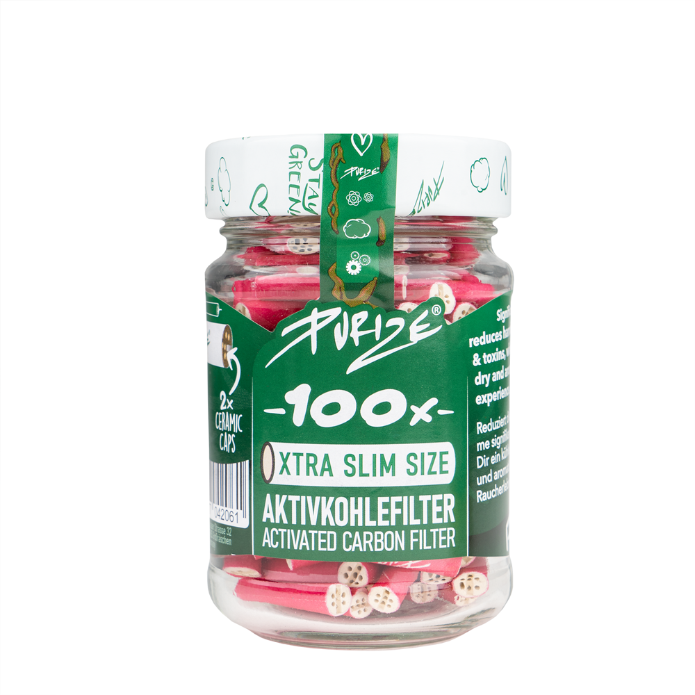 Purize - Xtra Slim Glas - 100er - Pink