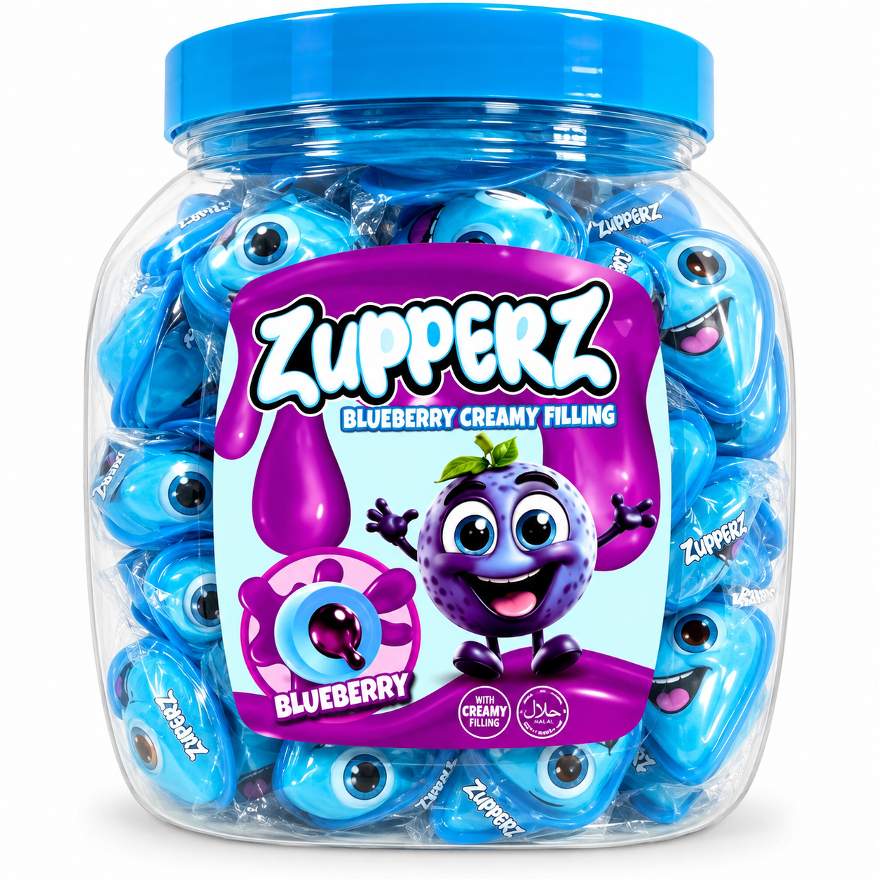 Zupperz - Filled Blueberry 18g