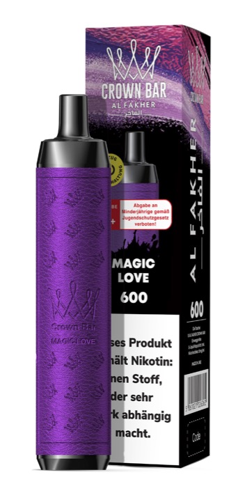Al-Fakher - E-Shisha - 600 Züge - Magic Love