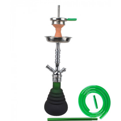 4 Star Shisha 420D Silber/Grün