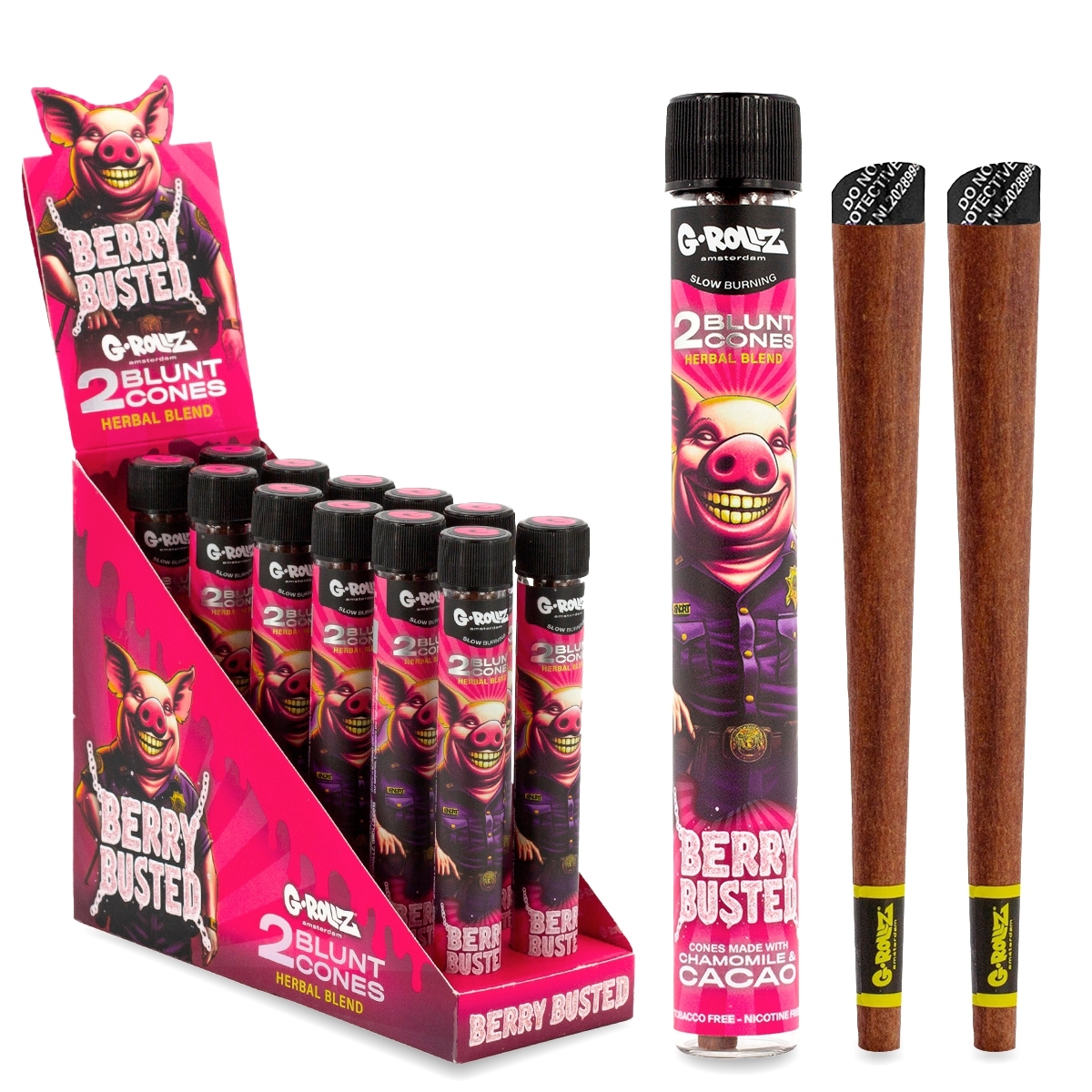 G-Rollz - 2er Blunt Cones - Berry Busted GR1535A-DIS