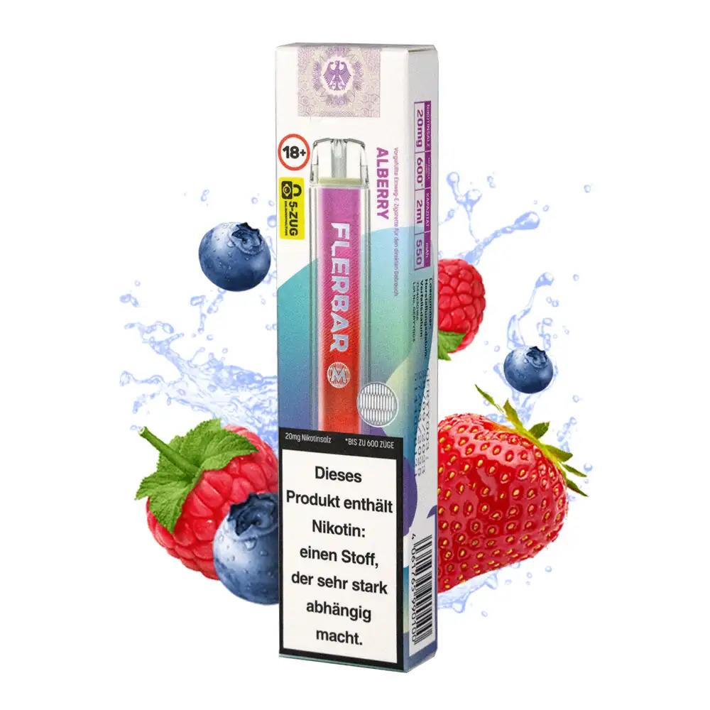 Flerbar - E-Shisha - 600 Züge - Alberry