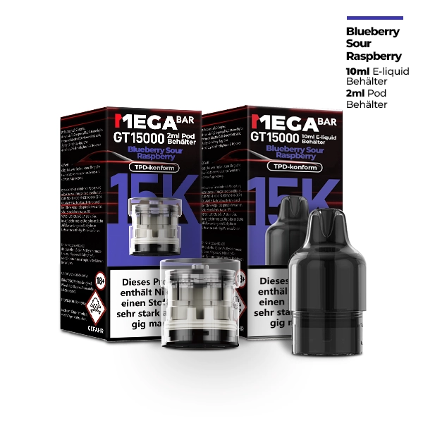 MegaBar - GT15000 - Pod - Blueberry Sour Raspberry