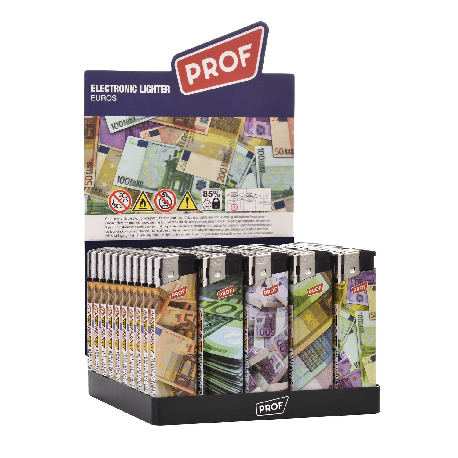 Prof - Feuerzeuge - Euros Lighter 50er
