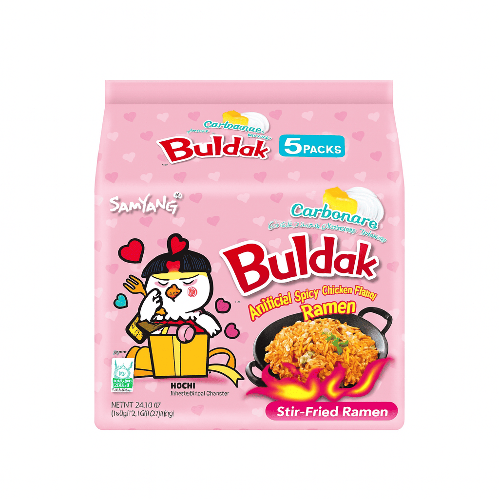 Noodles Samyang - Buldak - Pink Carbonara 140g