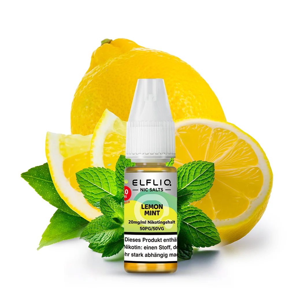Elfbar Elfliq 10ml - Lemon Mint 20mg