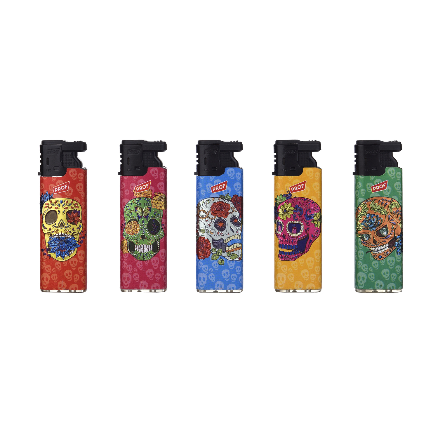 Prof - 3D Feuerzeuge - Effect Color Skull