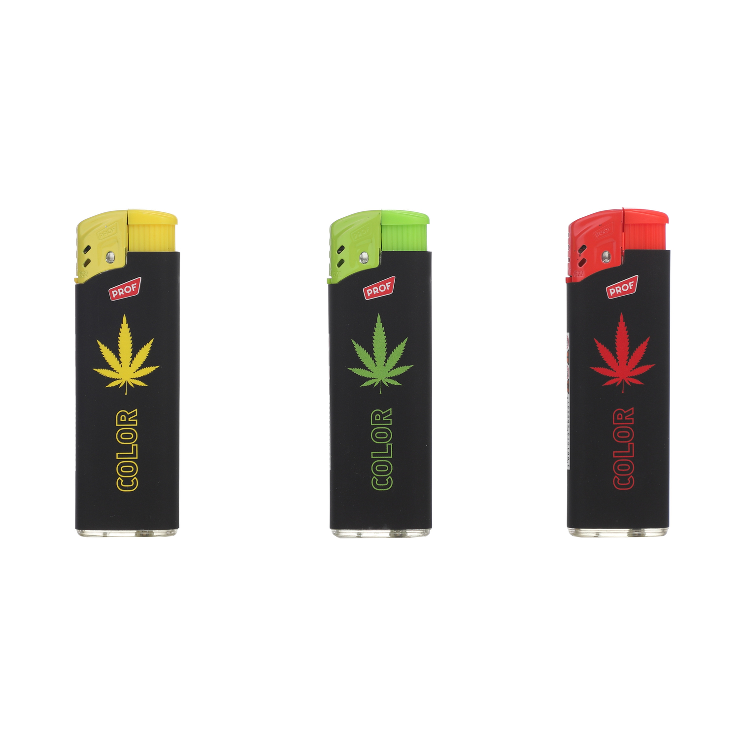 Prof - Feuerzeuge - Rubber Leaves Colorflame Flamy 50er