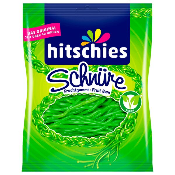 Hitschies - Vegan - Apfel Schnüre Fruchtgummi