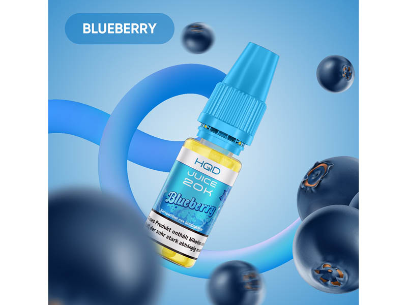 HQD 20K Juice 10ml - Blueberry 3mg/ml