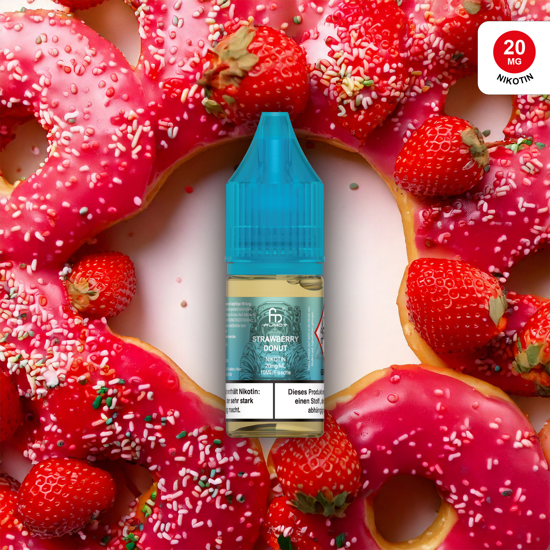 RandM Liquid - 10ml - Strawberry Donut 20mg/ml 