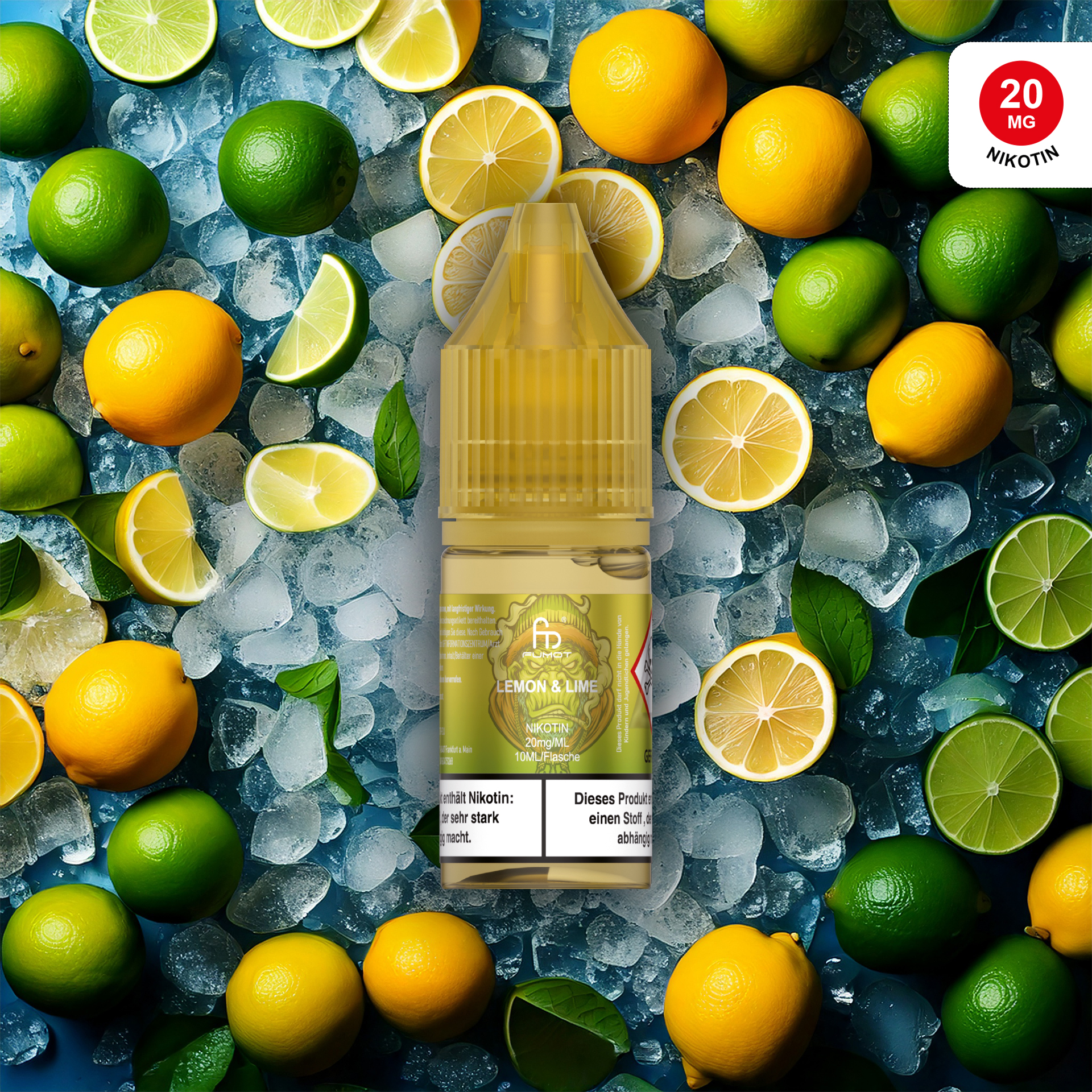 RandM Liquid - 10ml - 20mg/ml - Lemon & Lime