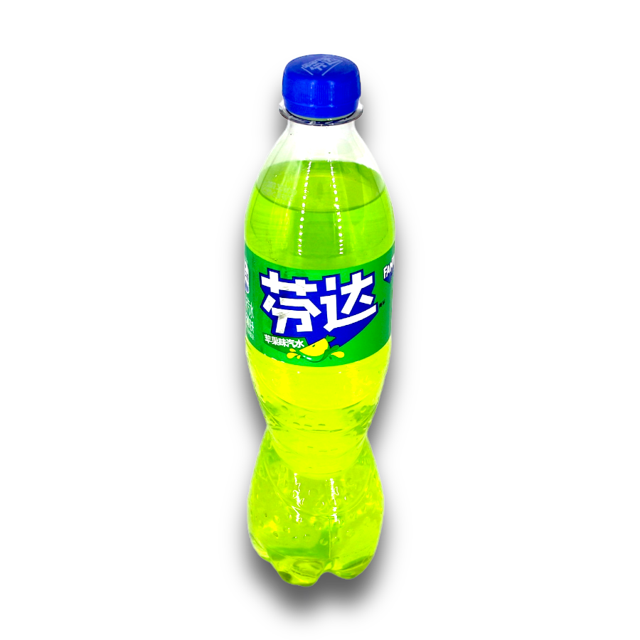 Fanta - Green Apple Asia 500ml inkl Pfand und Label
