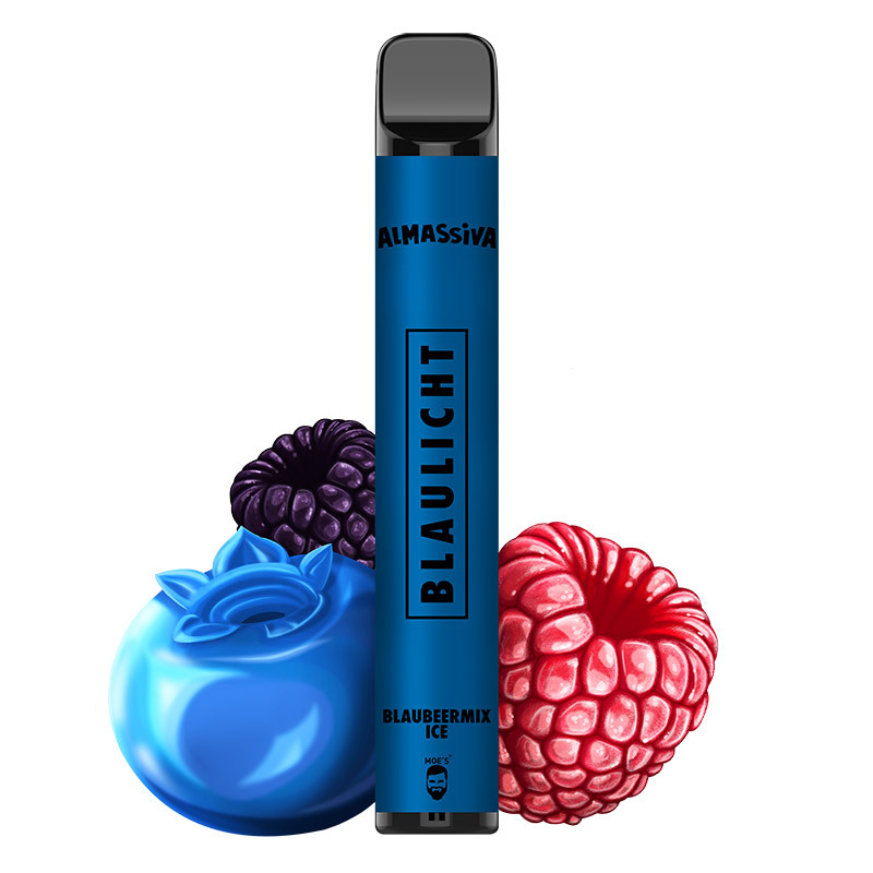 Al Massiva Vape - E-Shisha - 600 Züge - Blaulicht