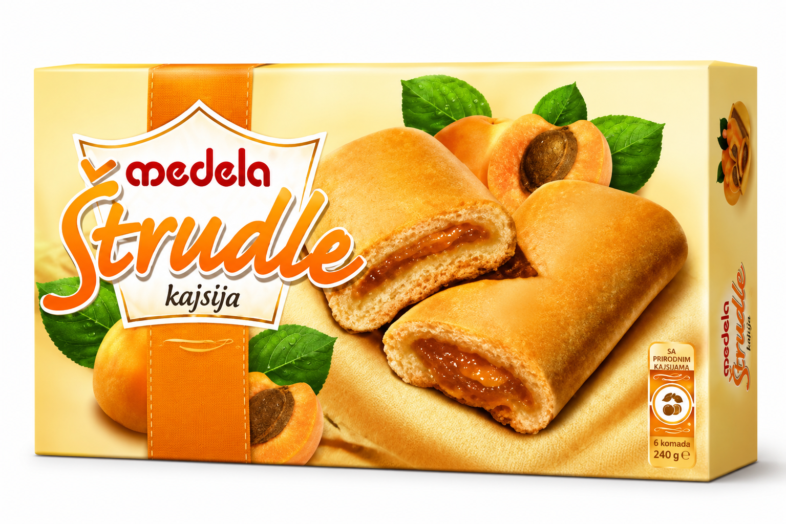 Medela - Strudelgebäck Aprikose 240g