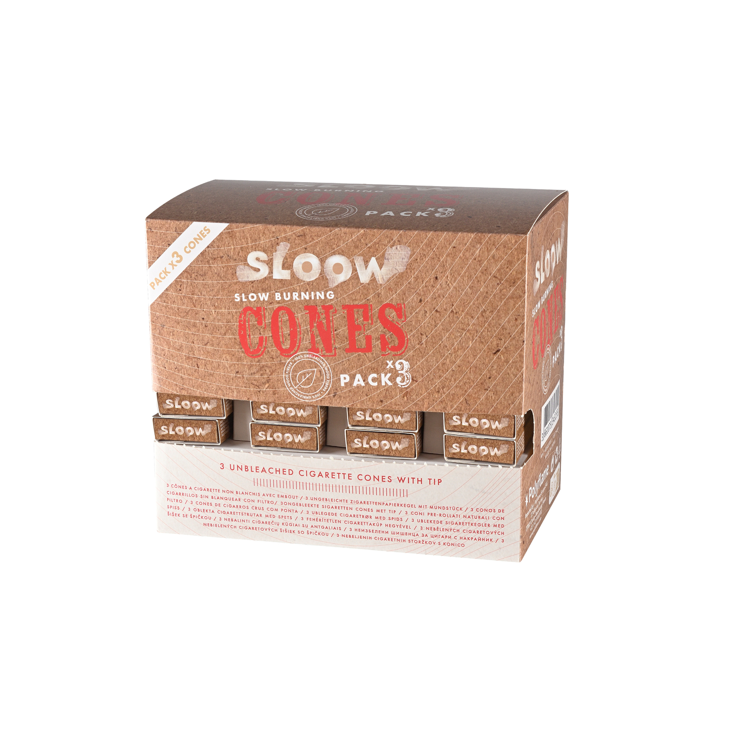 Sloow - Unbleached Cones 3x