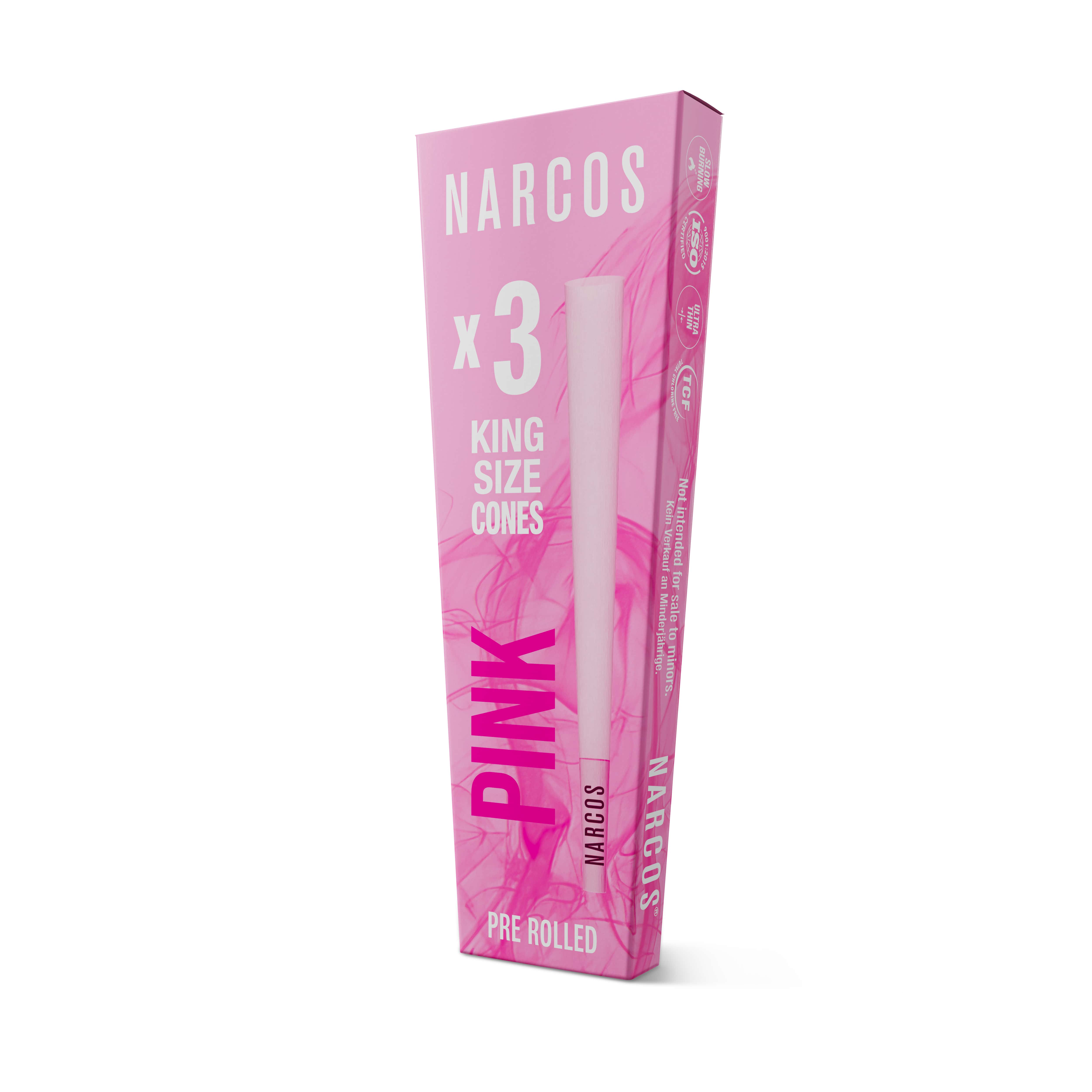 Narcos - King Size Cones 3er - Pink