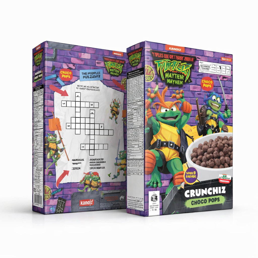 Teenage Mutant Ninja - Turtles 375g - Crunchiz - Choco Pops
