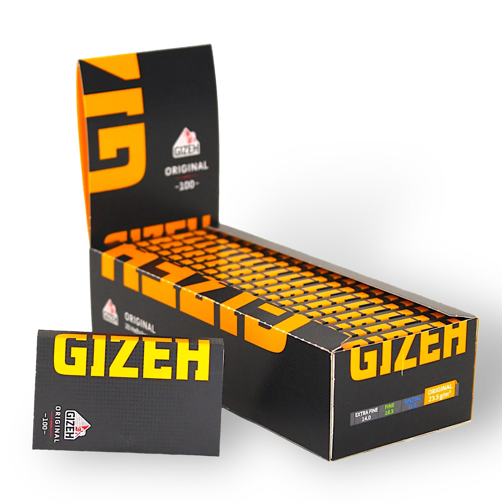 Gizeh - Black Fine Orange - Original 100