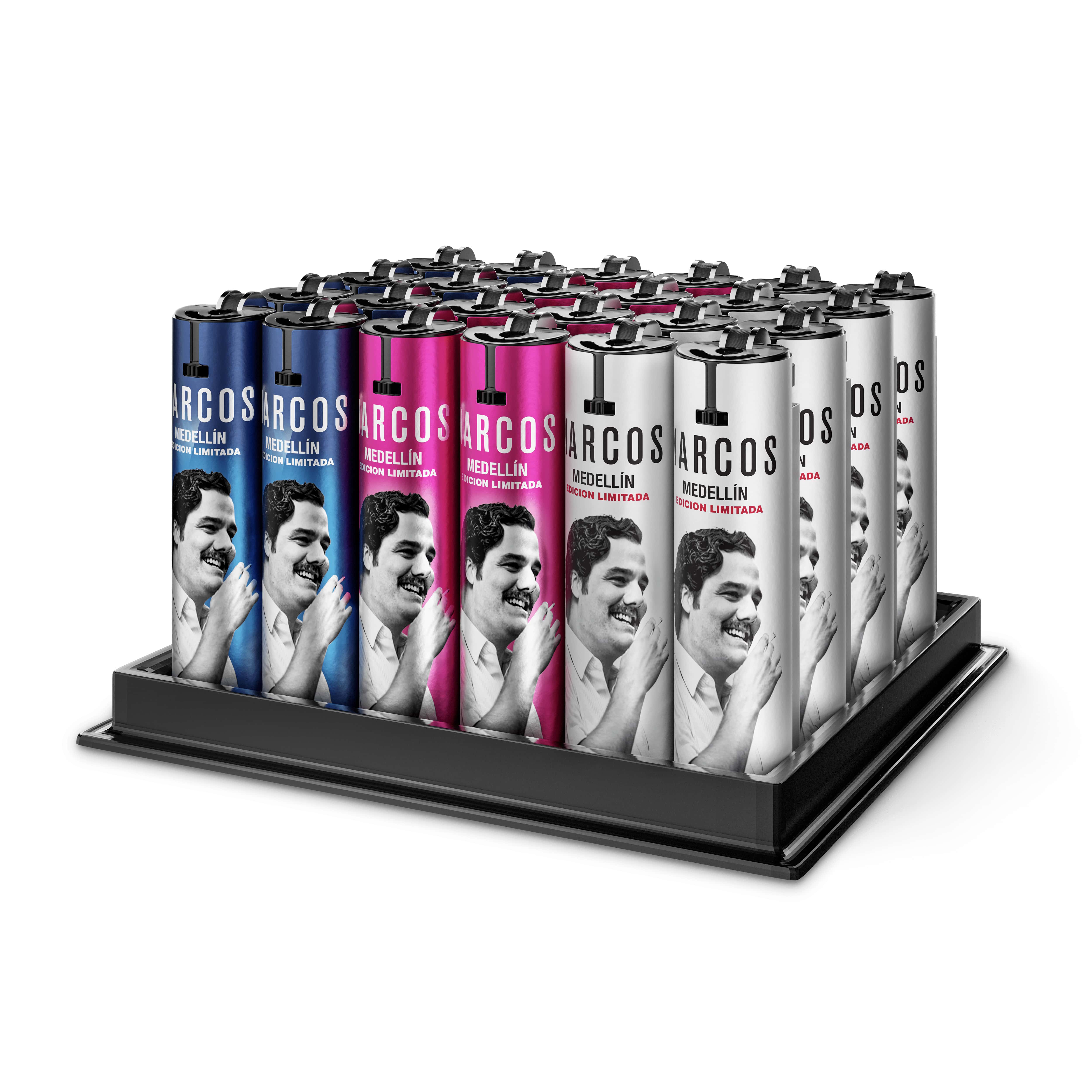 Narcos - Feuerzeuge - 24er - Metal 4945