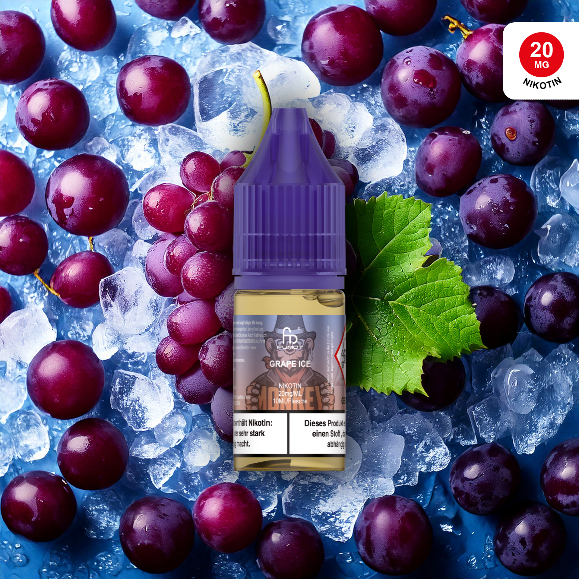 RandM Liquid - 10ml - 20mg/ml - Grape Ice