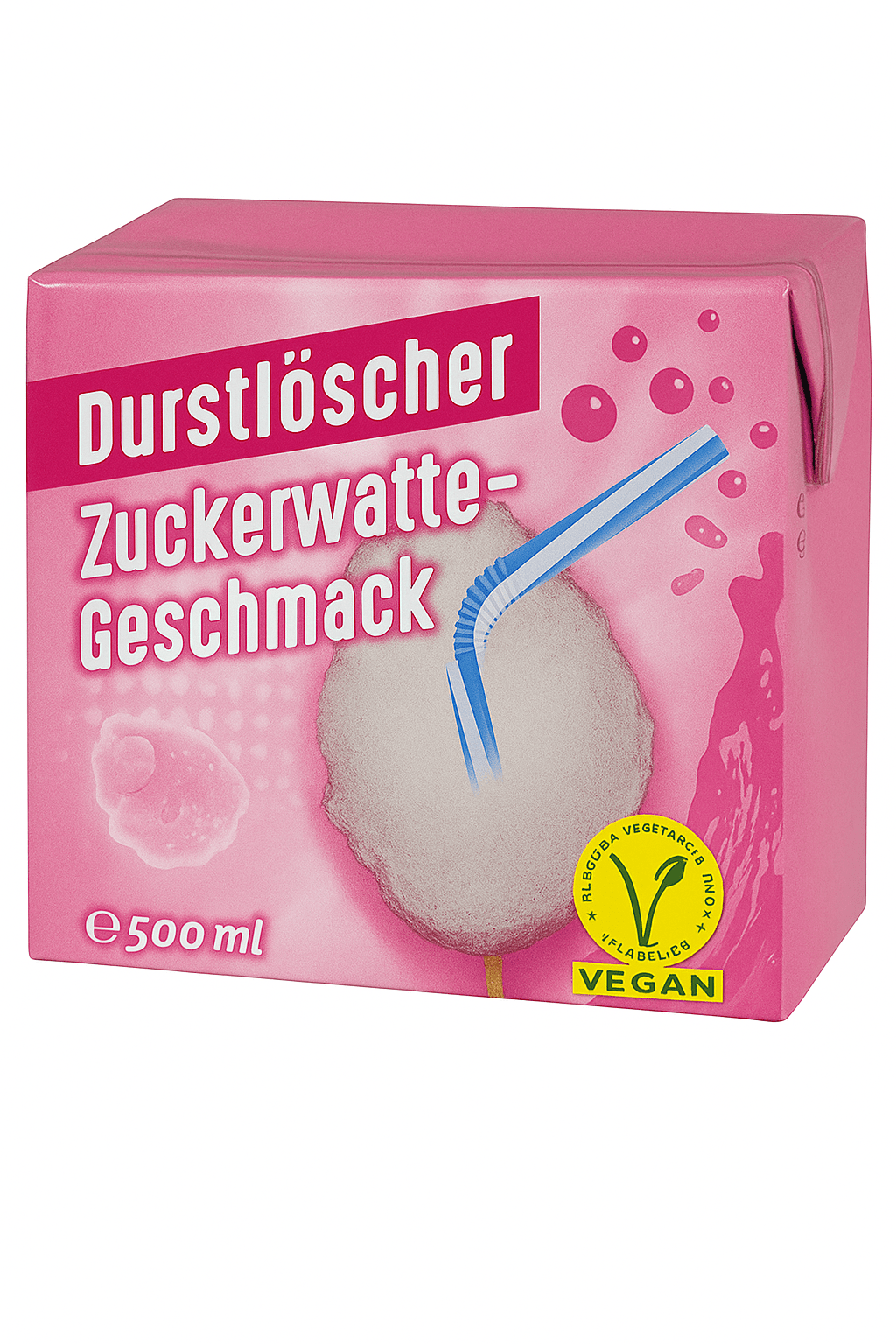 Durstlöcher - 500ml - Zuckerwatte-Geschmack