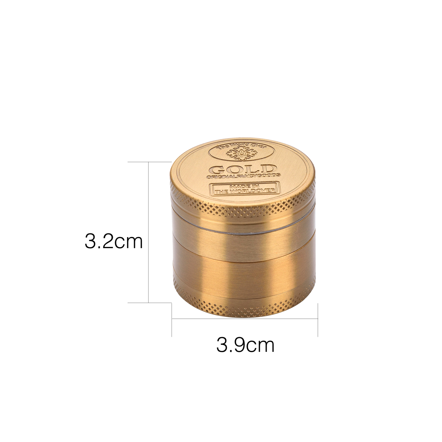 Champ - High Grinder - Gold Bar 40mm - 4 Lay Champ - High Grinder - Gold Bar 40mm - 4 Lay