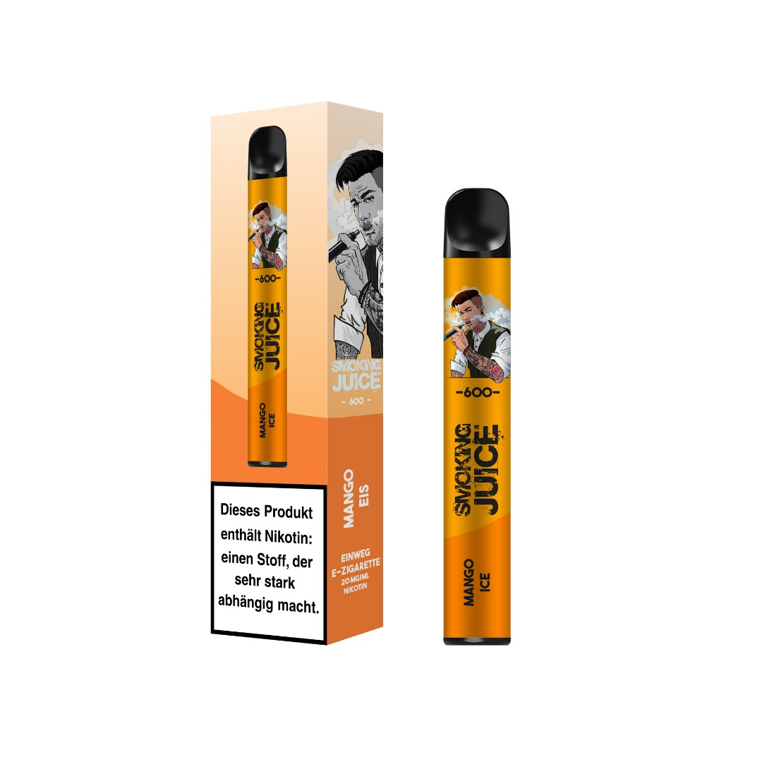 Smoking Juice - E-Shisha - 600 Züge - Mango Ice