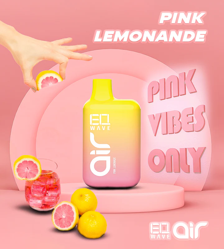 EQ-Wave Air - 600 Züge - E-Shisha - Pink Lemonade