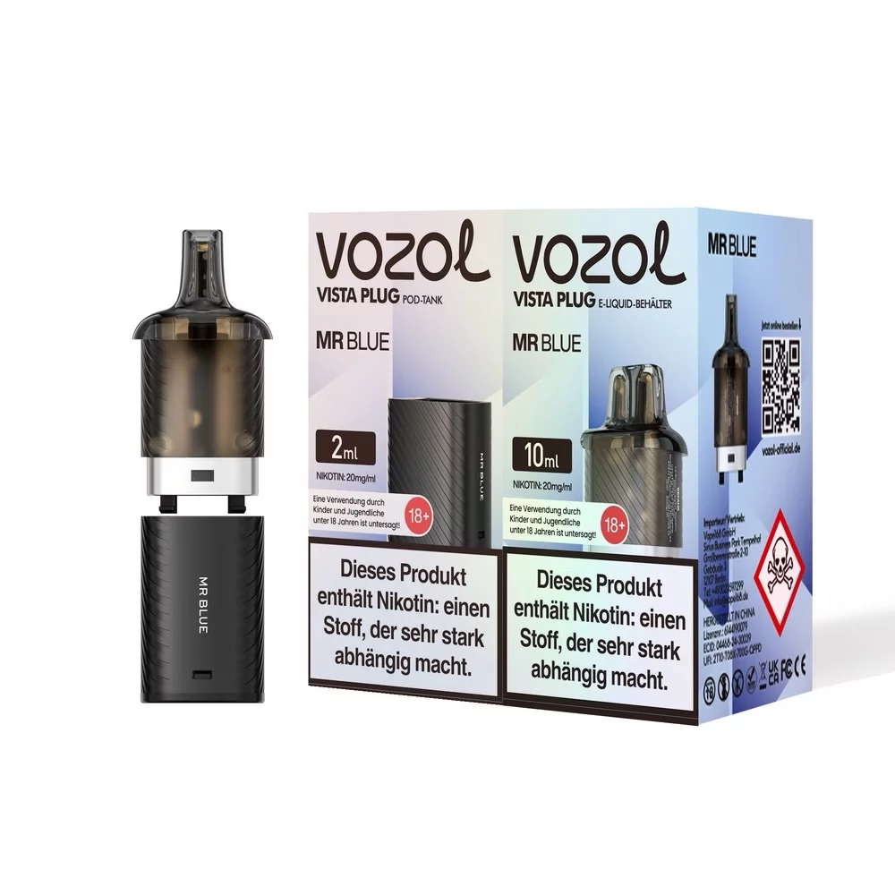 Vozol -  Vista Plug Pod Bundle - Mr. Blue