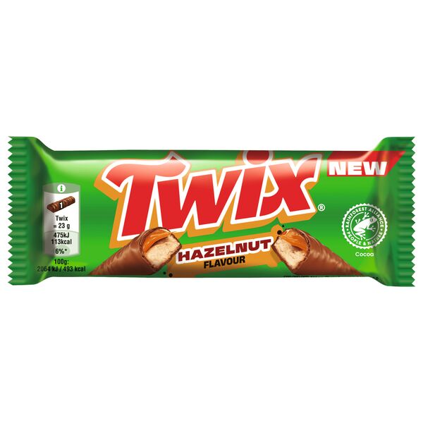 Twix Schokoladen-Riegel Hazelnut 46g