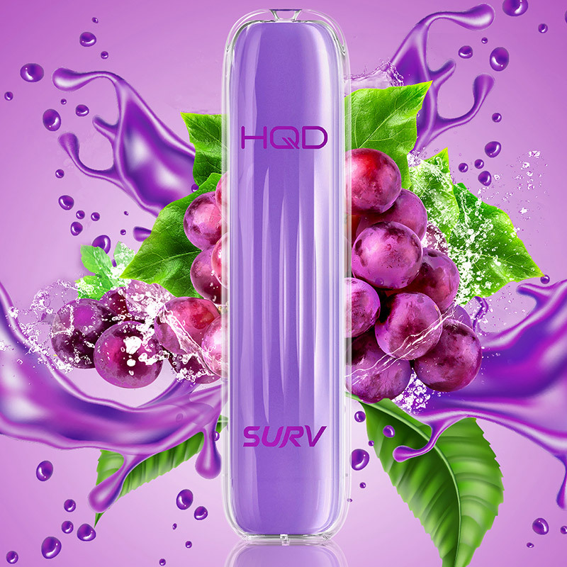 HQD Surv - E-Shisha - 600 Züge - Grapey
