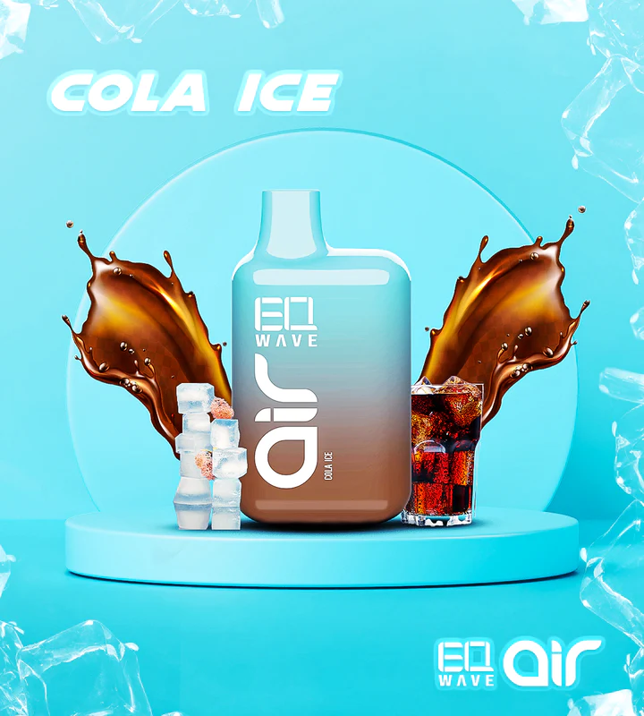EQ-Wave Air - 600 Züge - E-Shisha - Cola Ice