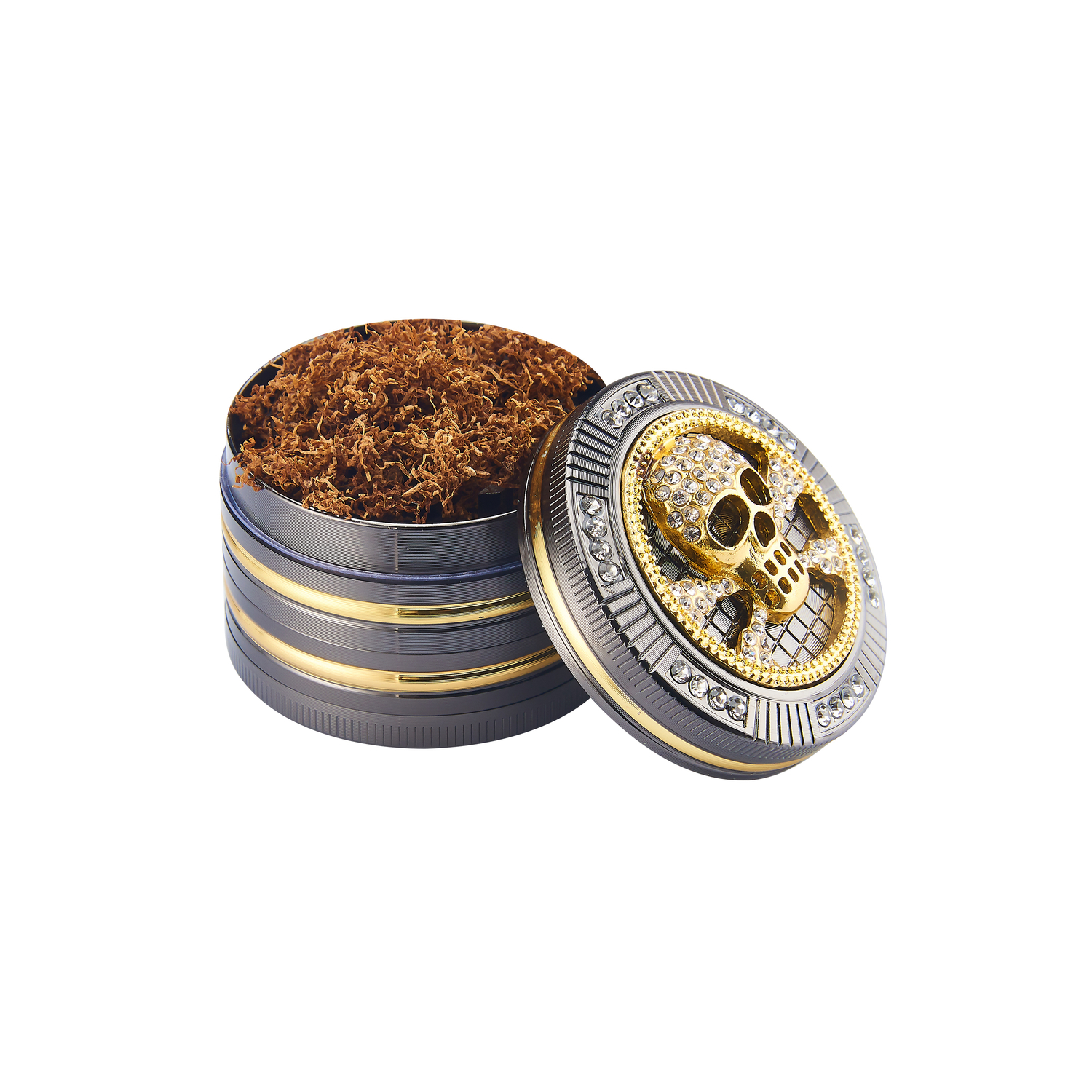 Champ - High Grinder - Bling Bling Skull 50mm