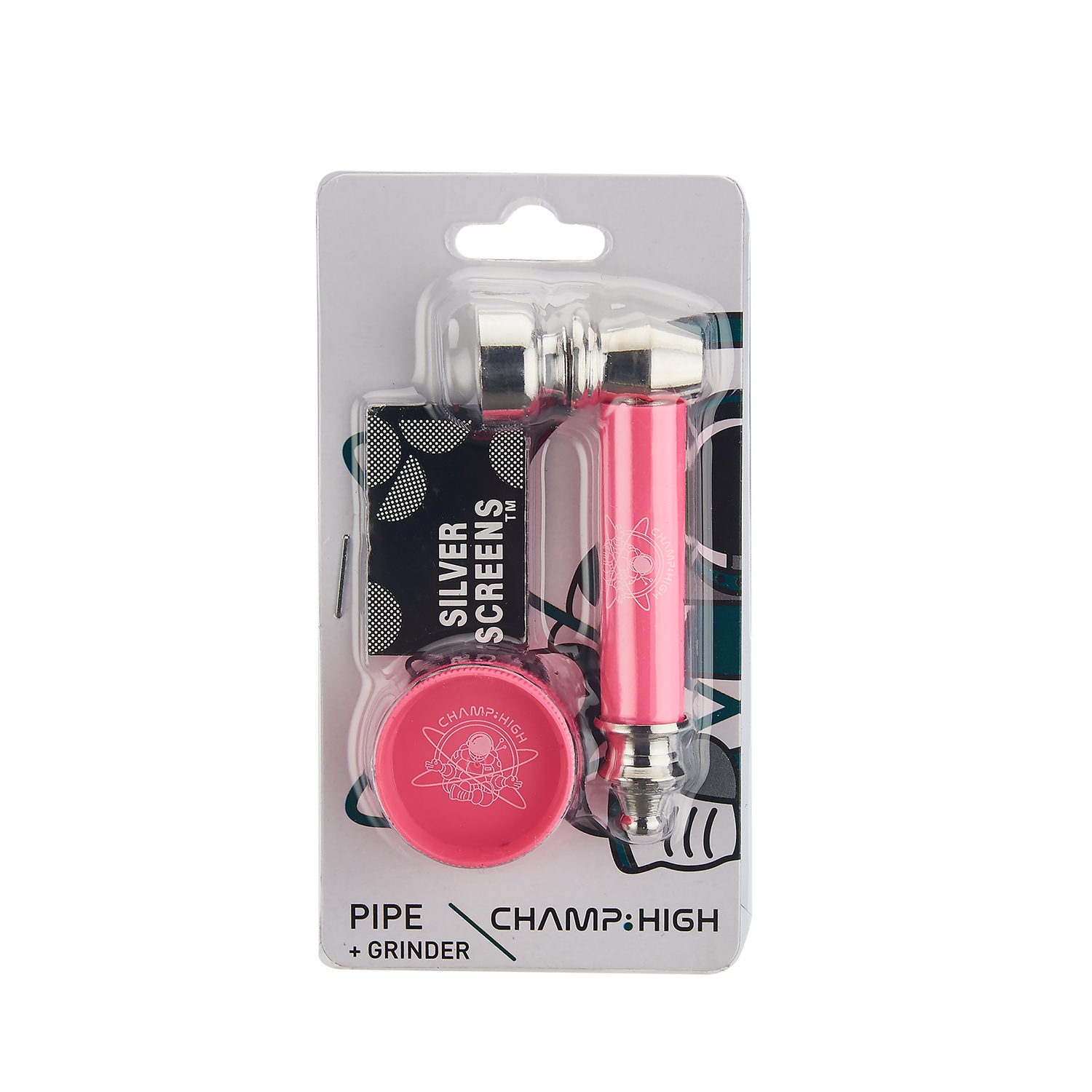 Champ - High Pipe - Metal & Mini Grinder Champ - High Pipe - Metal & Mini Grinder
