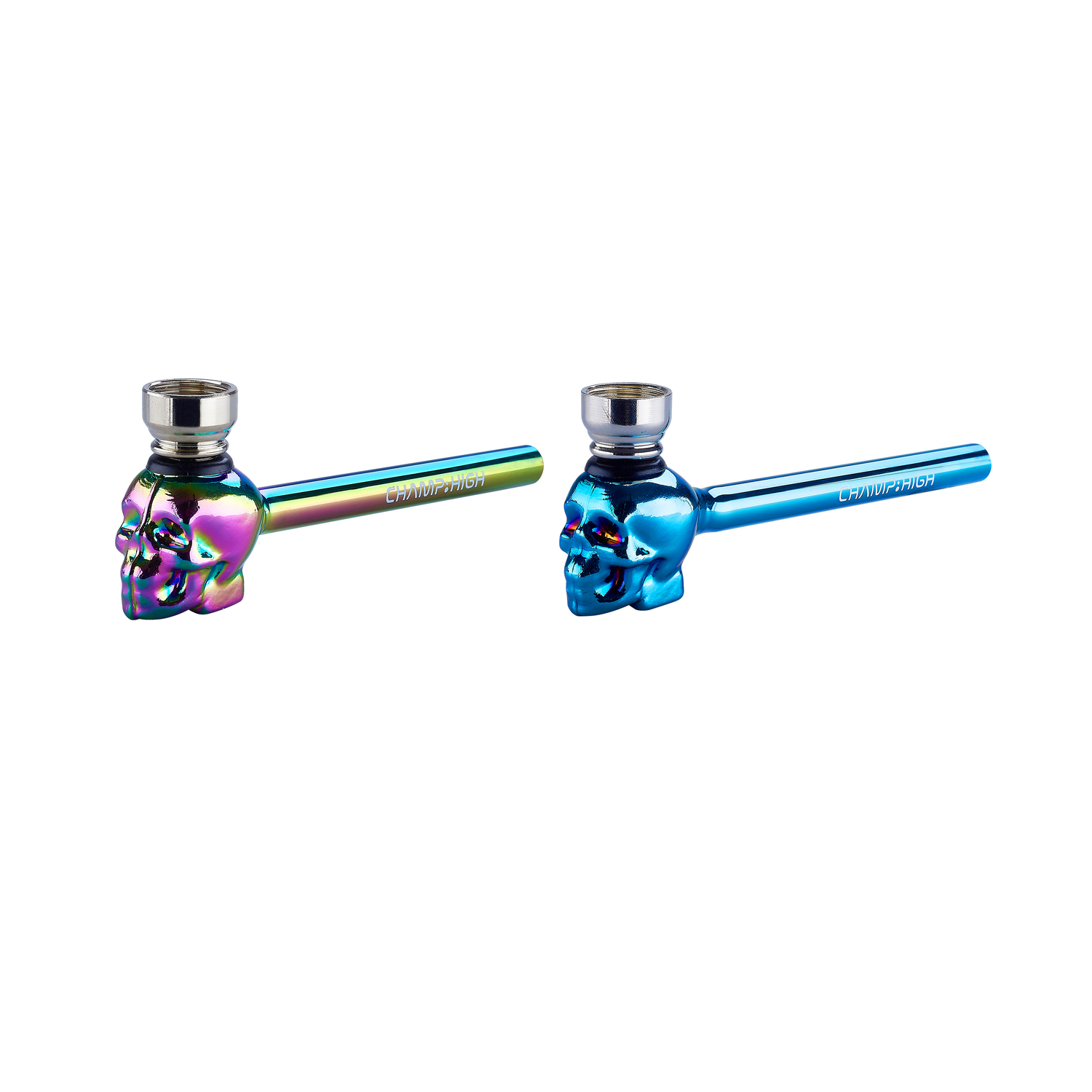 Champ - High Pipe - Rainbow Skull Pipe