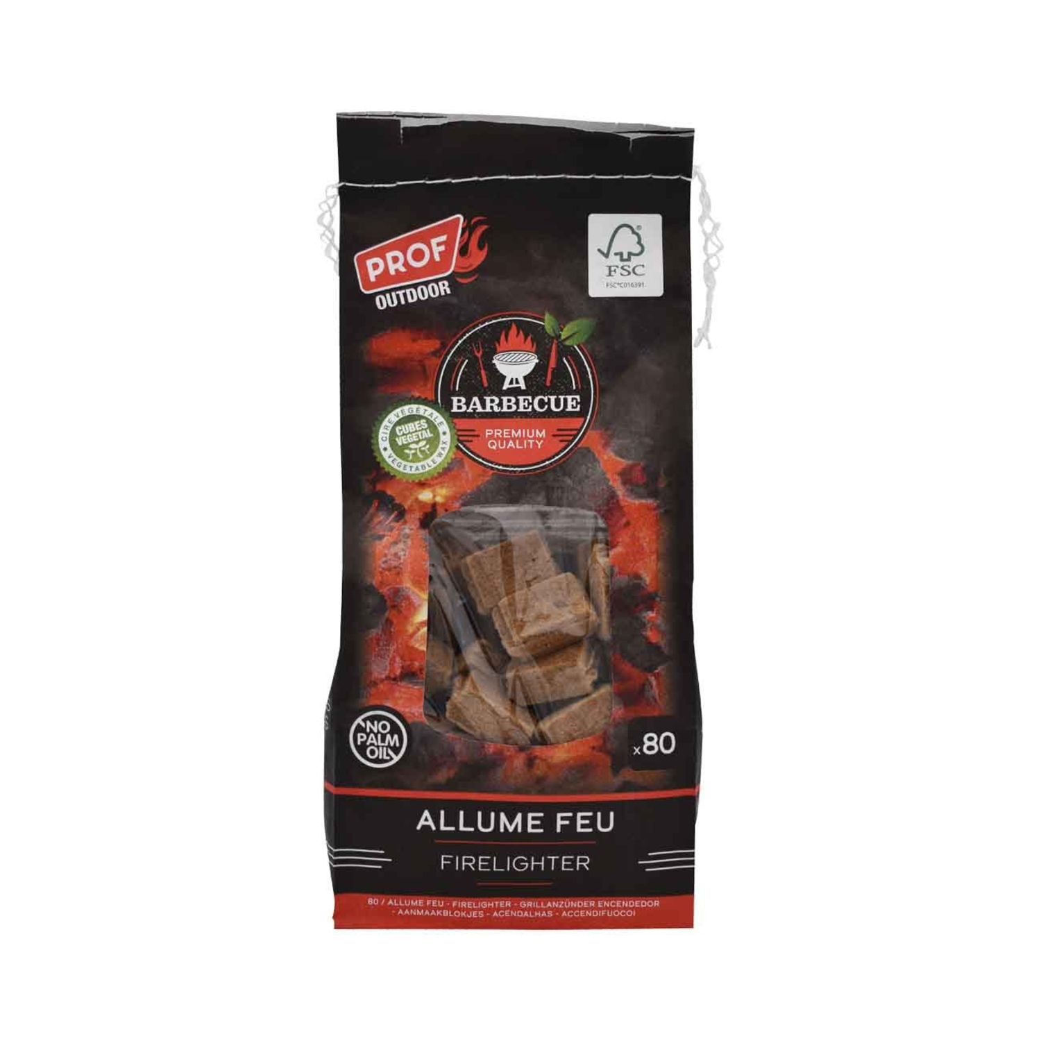 Prof - Grillanzünder 80er Pack