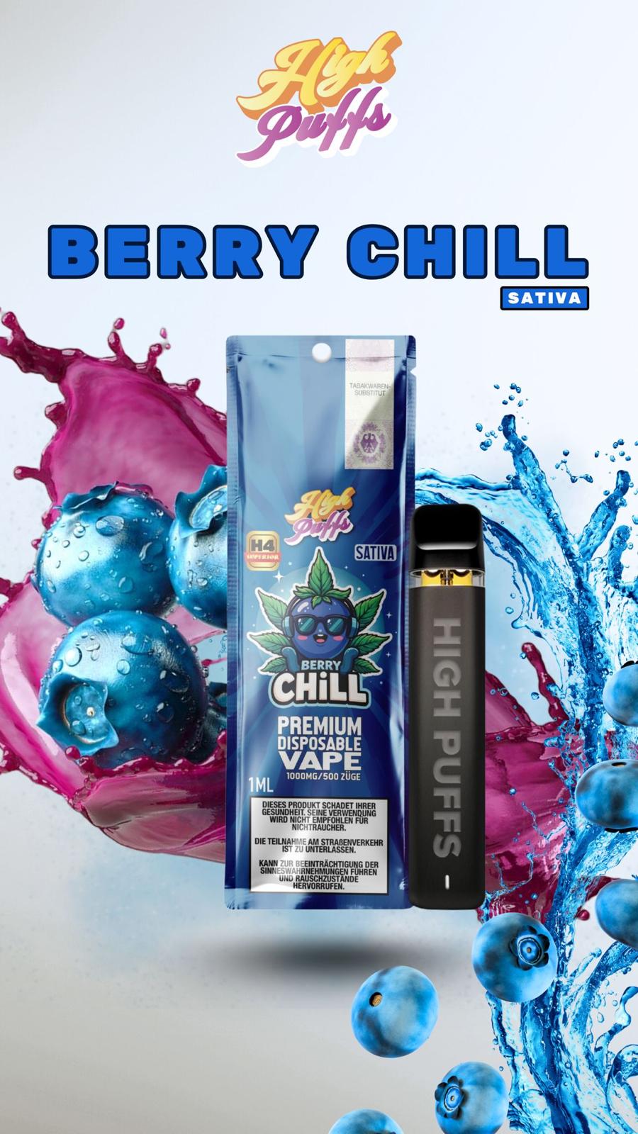 High Puffs - H4-Vape -  Berry Chill