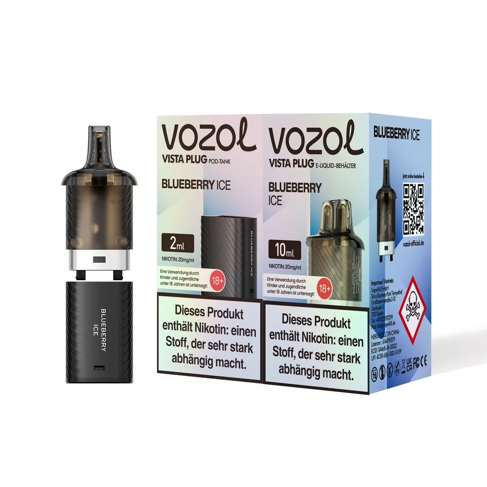 Vozol -  Vista Plug Pod Bundle - Blueberry Ice