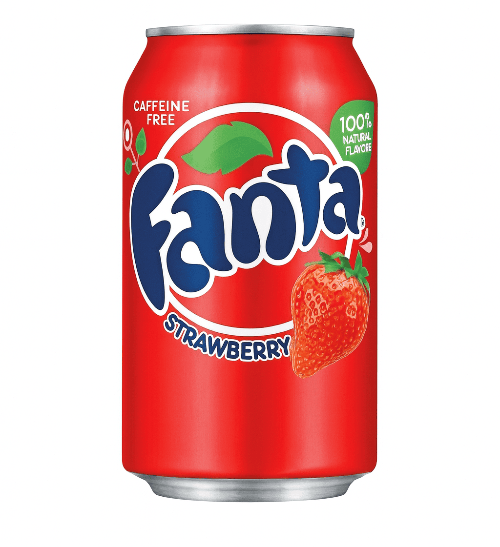 Fanta USA - Strawberry 330ml inkl. Deutsche Label