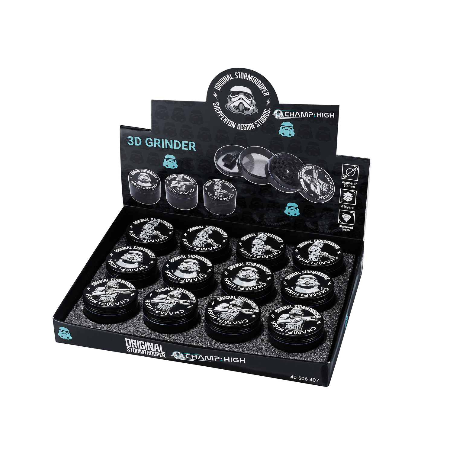 Champ - High Grinder - Original Stormtrooper 3D - 50mm
