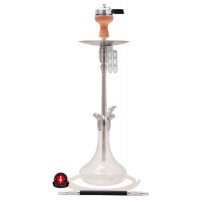 Amy Shisha - SS05 Feather Steel Transparent