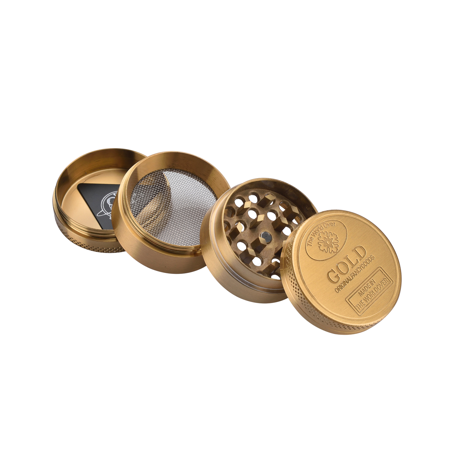 Champ - High Grinder - Gold Bar 40mm - 4 Lay Champ - High Grinder - Gold Bar 40mm - 4 Lay