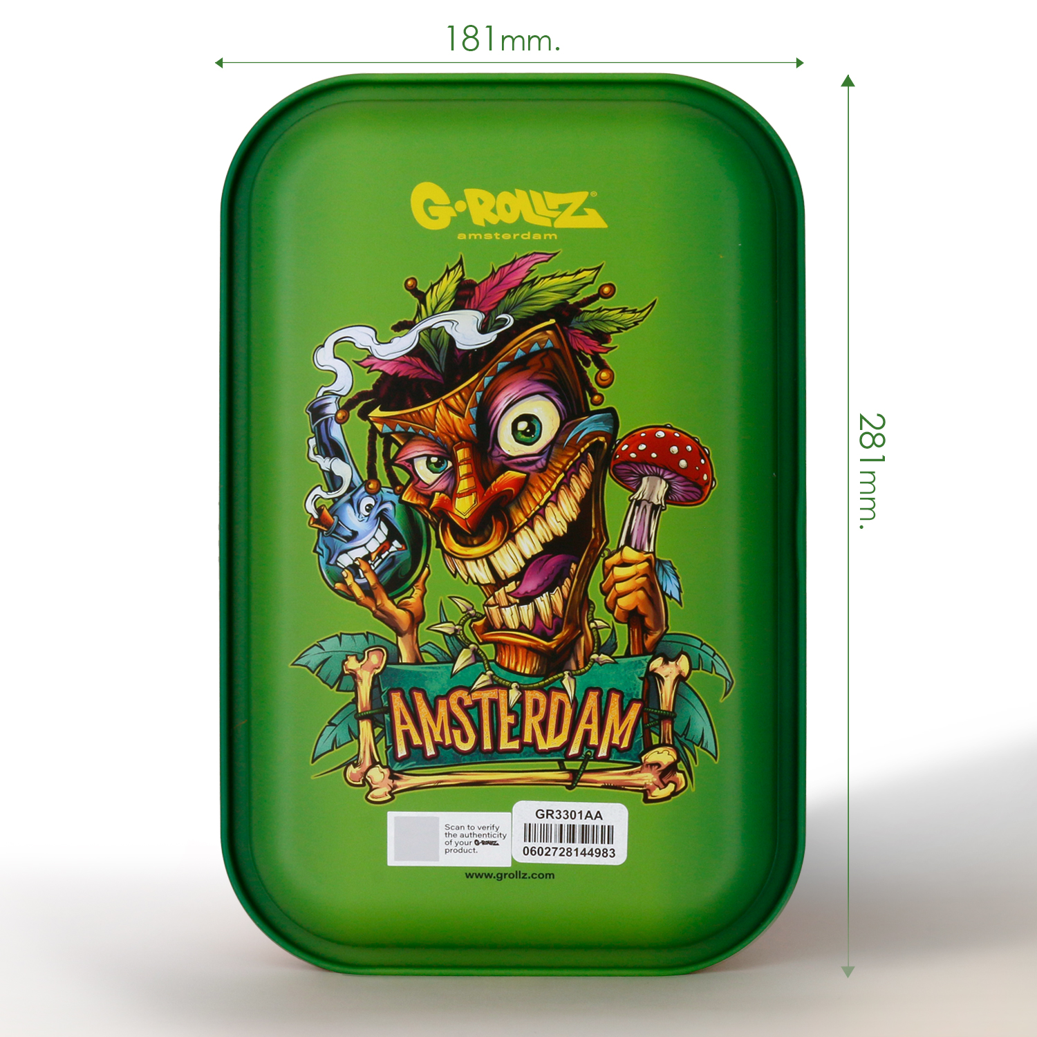 G-Rollz - Medium Tray - Tiki - 17,5x27,5cm - GR3301AA