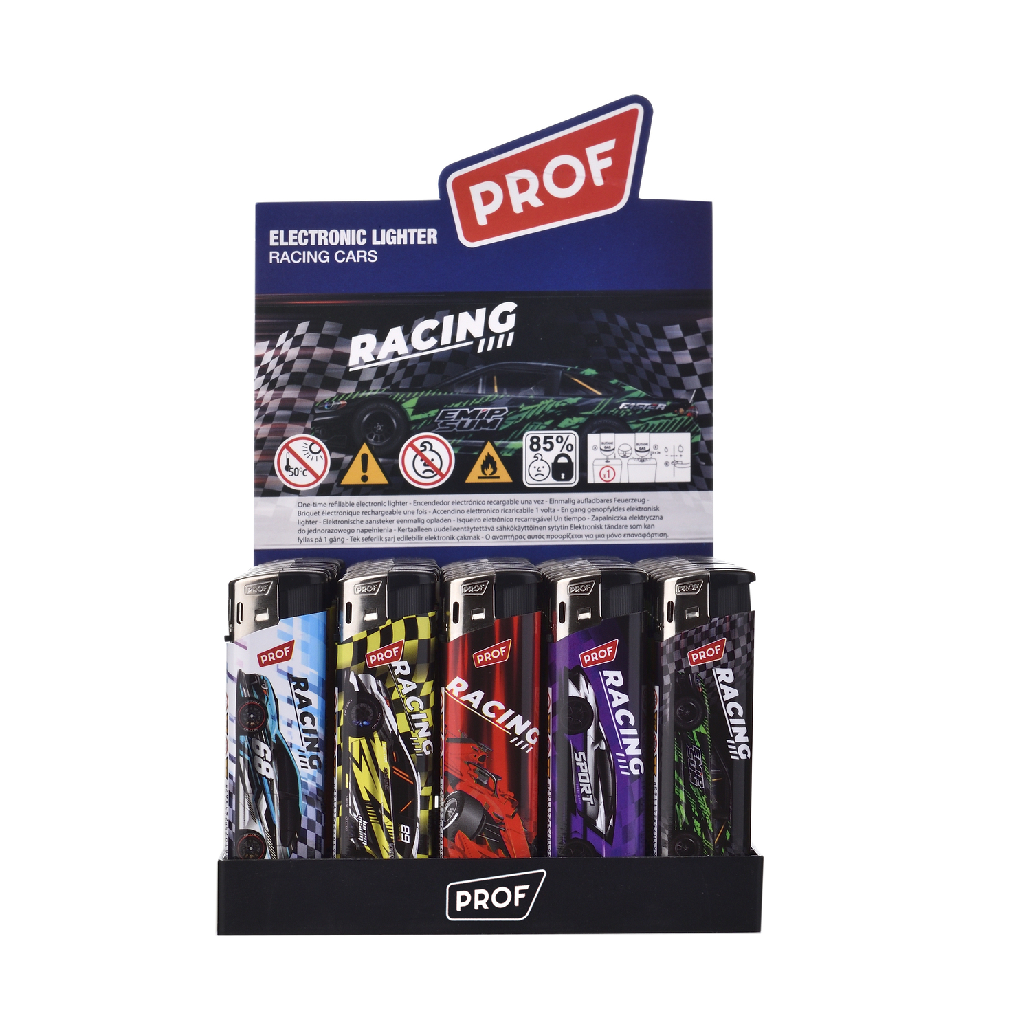 Prof - Feuerzeuge - Racing Cars 50er