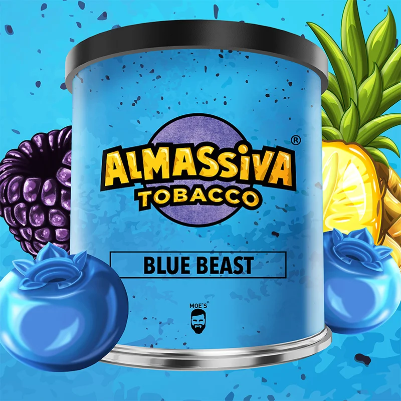 Al-Massiva Tobacco 200g - Blue Beast T&T (29,90)