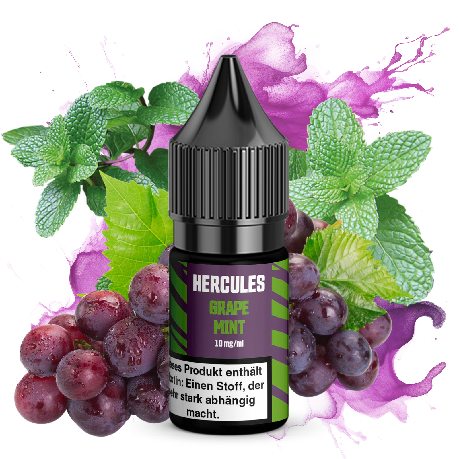 Herculas Liquid -10mg/ml - Grape Mint 