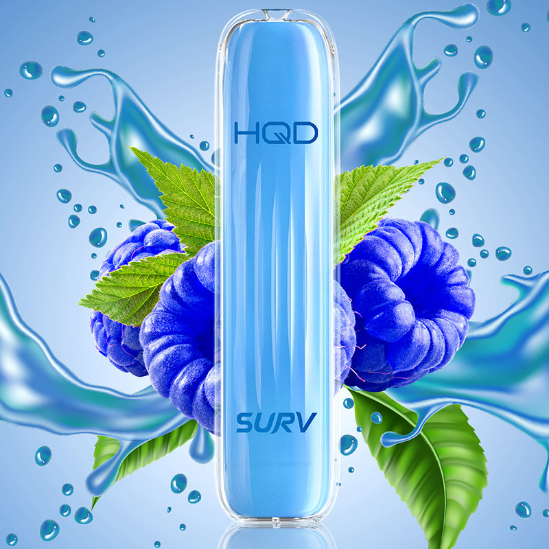 HQD Surv - E-Shisha - 600 Züge - Blue Razz
