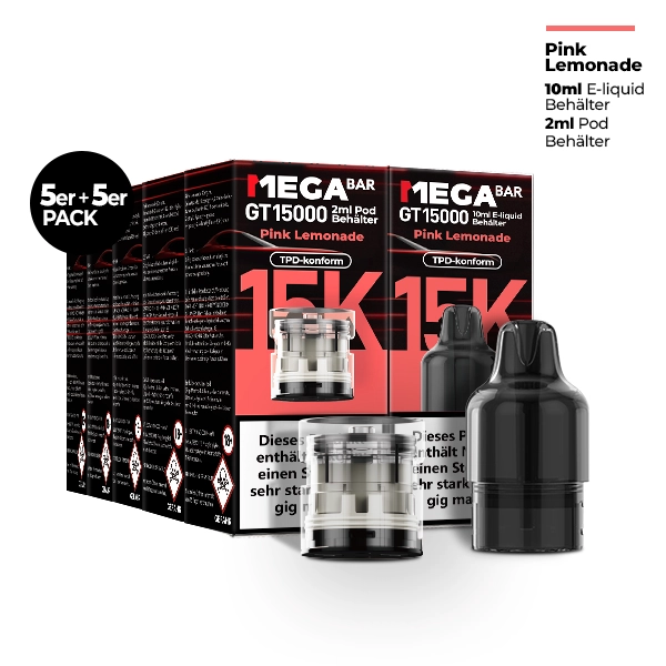 MegaBar - GT15000 - Pod - Pink Lemonade